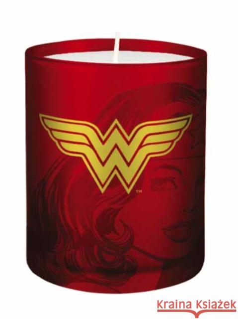 DC Comics: Wonder Woman Glass Votive Candle Insight Editions 9781682985144 Insight Editions