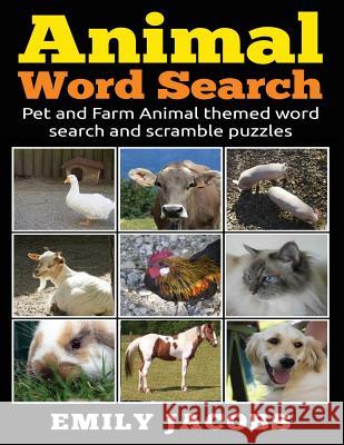 Animal Word Search Emily Jacobs 9781683050513