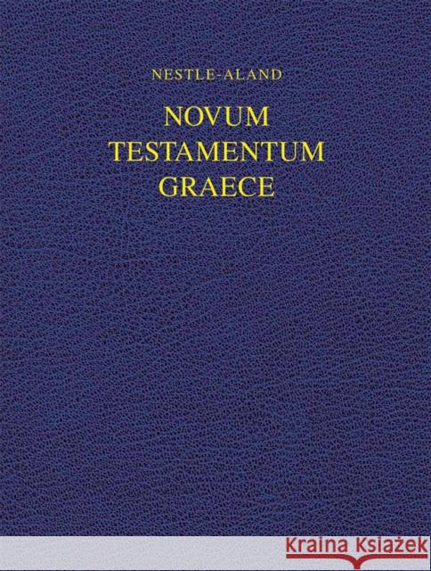 Nestle-Aland Novum Testamentum Graece 28 (Na28) Wide Margin Nestle, Eberhard 9781683070689 Hendrickson Publishers
