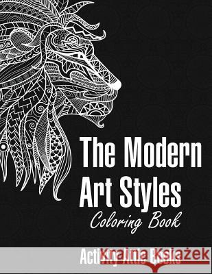 The Modern Art Styles Coloring Book Creative Playbooks 9781683239390 Creative Playbooks