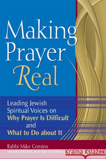 Making Prayer Real: Leading Jewish Spiritual Voices on Why Prayer Is Difficult and What to Do about It Mike Comins 9781683361879 Jewish Lights Publishing