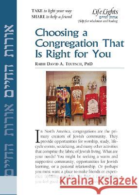 Choosing a Congregation That Is Right for You-12 Pk Jewish Lights Publishing 9781683366317 Jewish Lights Publishing