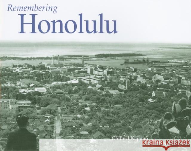 Remembering Honolulu  9781683368380 Turner