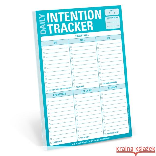 Knock Knock Intention Tracker Pad (Pastel Version) Knock Knock 9781683494959 Knock Knock