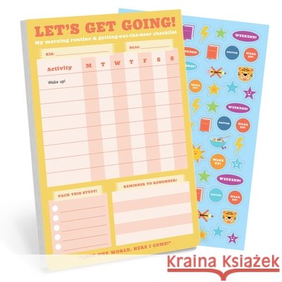 Let's Get Going!: Can-Do Pad Knock Knock 9781683495956 Knock Knock