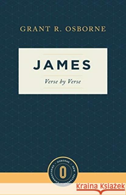 James Verse by Verse Osborne, Grant R. 9781683592938 Lexham Press