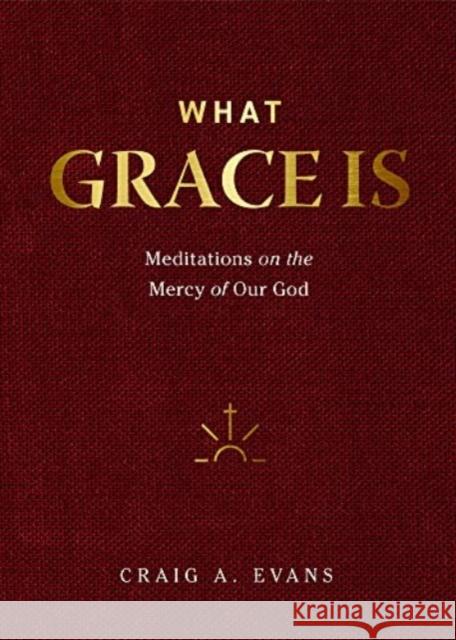 What Grace Is: Meditations on the Mercy of Our God Craig a. Evans 9781683596370 Lexham Press