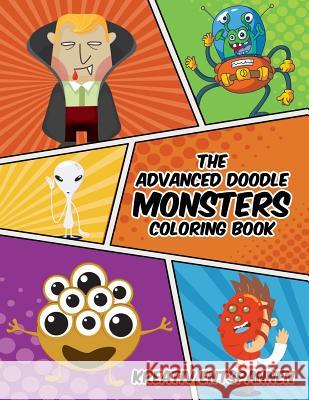 The Advanced Doodle Monsters Coloring Book Kreativ Entspannen   9781683773542 Kreativ Entspannen