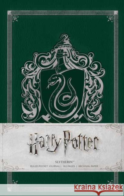 Harry Potter: Slytherin Ruled Pocket Journal Insight Editions 9781683830320 Insights