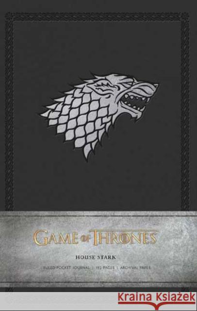 Game of Thrones: House Stark Ruled Pocket Journal Insight Editions 9781683830382 Insights