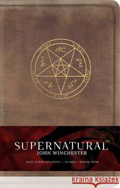 Supernatural: John Winchester Hardcover Ruled Journal Insight Editions 9781683830740 Insight Editions