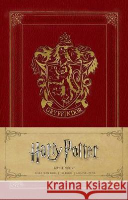 Harry Potter: Gryffindor Ruled Notebook Insight Editions 9781683833017 Insight Editions