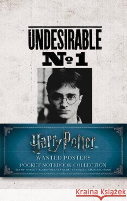 Harry Potter: Wanted Posters Pocket Journal Collection Insight Editions 9781683833574 Insights