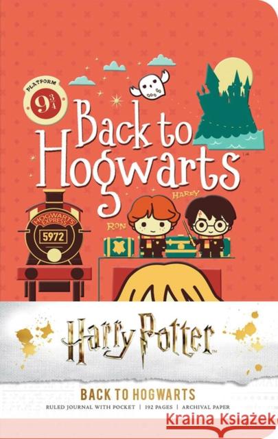 Harry Potter: Back to Hogwarts Ruled Pocket Journal Insight Editions 9781683837688 Insights