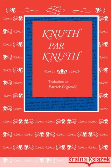 Knuth Par Knuth Donald E. Knuth 9781684000586