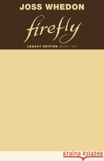 Firefly: Legacy Edition Book Two Whedon, Joss 9781684153084 Boom! Studios