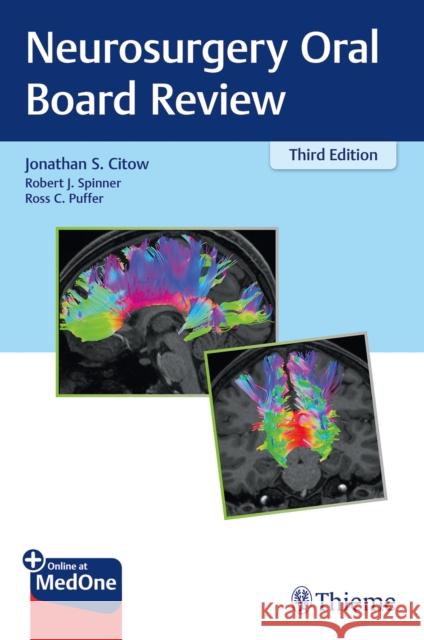 Neurosurgery Oral Board Review Citow, Jonathan Stuart 9781684201266 Thieme Medical Publishers