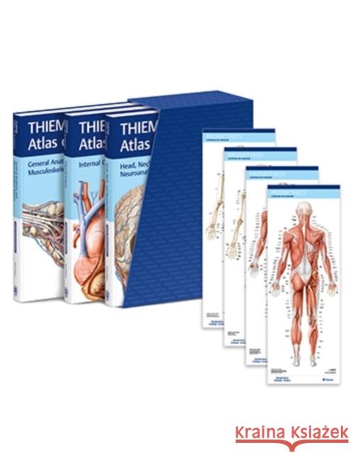 Atlas of Anatomy, Latin Nomenclature, Three Volume Set, Third Edition Michael Schuenke Erik Schulte Udo Schumacher 9781684204533