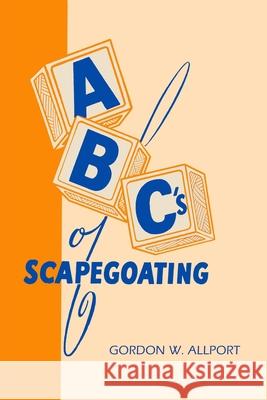 ABC's of Scapegoating Gordon Allport 9781684226474 Martino Fine Books