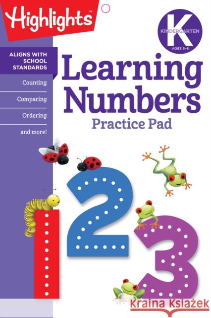 Kindergarten Learning Numbers Highlights Learning 9781684371631 Highlights Learning