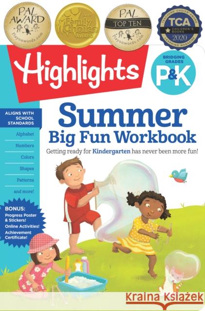 Summer Big Fun Workbook Bridging Grades P & K Highlights Learning 9781684372881 Astra Publishing House