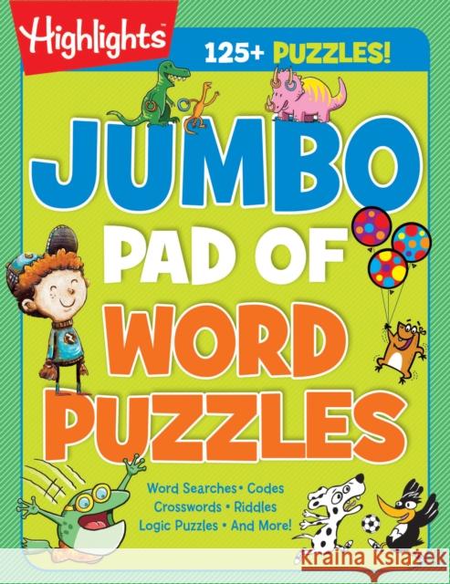 Jumbo Pad of Word Puzzles Highlights 9781684376544 Highlights Press