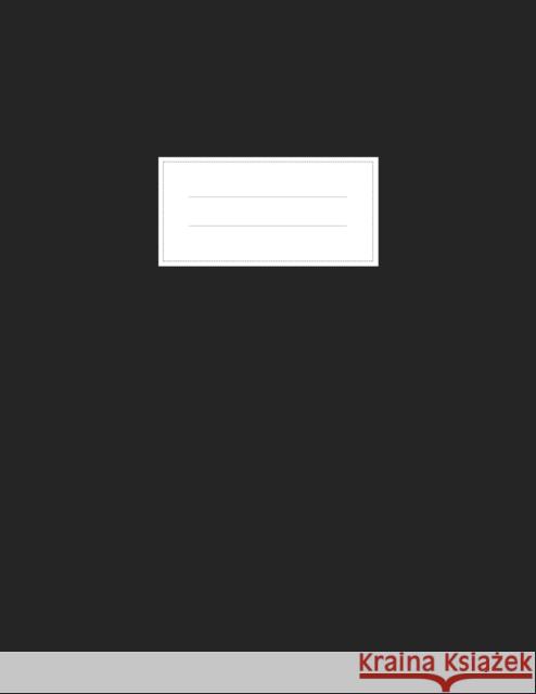 Ramsey & Todd Journal Diary Notebook Sketchbook Black Matte Hard Cover Lined 8.5 X 11 Inches 50lb White Paper 192 Pages Turner Publishing Company 9781684428755