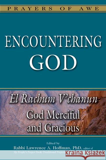 Encountering God: El Rachum V'Chanun--God Merciful and Gracious Hoffman, Lawrence A. 9781684429004 Jewish Lights Publishing