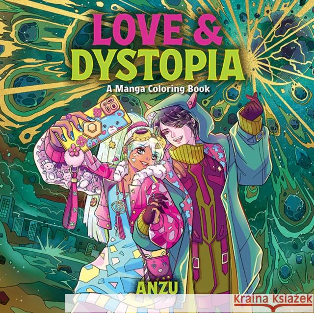 Love & Dystopia: A Manga Coloring Book  9781684621019 Get Creative 6