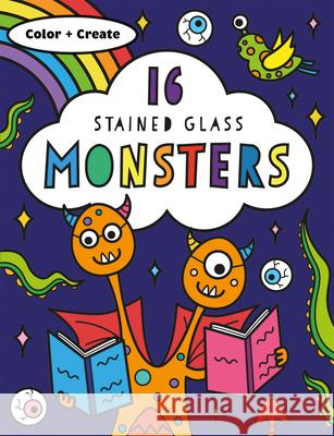 Stained Glass Coloring Monsters Rachel Baines Emma Munro Smith 9781684642168 Kane/Miller Book Publishers