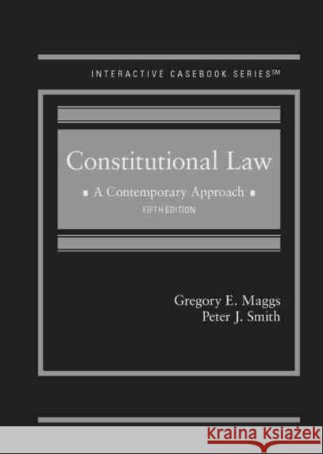 Constitutional Law Peter J. Smith 9781684675715 West Academic