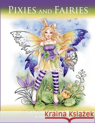 Pixies and Fairies: Coloring Book Janna Prosvirina 9781684746491 Lulu.com