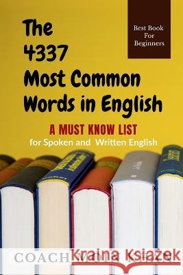 The 4337 Most Common Words in English Coach Moin 9781685638573 Notion Press