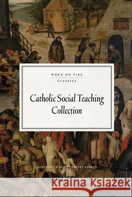Catholic Social Teaching Collection Matthew Becklo Daniel Seseske Robert Barron 9781685782429 Word on Fire Classics