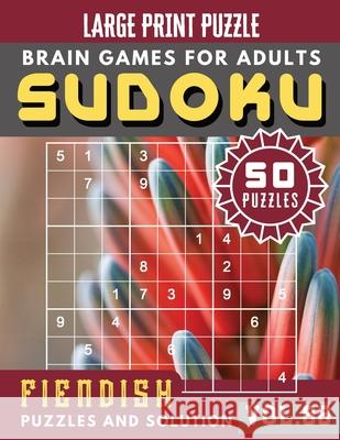 Sudoku for adults: sudoku puzzle books hardest - Full Page Hard Sudoku Maths Book to Challenge Your Brain Sophia Sophia 9781686300608 