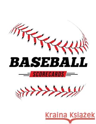 Baseball Scorecards: 100 Scoring Sheets For Baseball and Softball Games Jose Waterhouse 9781686373343