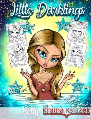The Little Darklings: An Adult colouring book from The World of the Little Darlings Kelly Michelle Horton 9781689433891 Independently Published