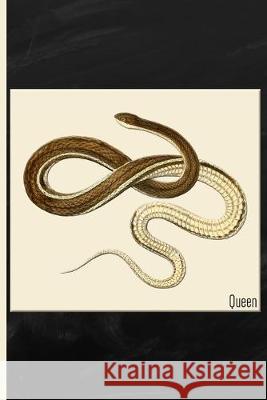 Snake: Queen Watercolor: 6x9 College Ruled Notebook All about Me 9781692284916 Independently Published
