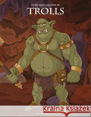 Livro para colorir de Trolls Nick Snels 9781698465807 Independently Published