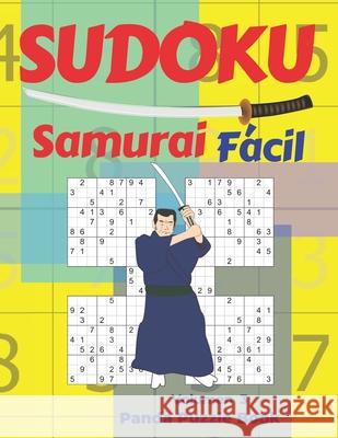 Sudoku Samurai Facil - Volumen 3: Juegos De Lógica Para Adultos Book, Panda Puzzle 9781699919132