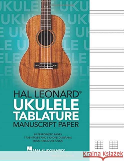 Hal Leonard Ukulele Tablature Manuscript Paper Hal Leonard Corp 9781705140352 Hal Leonard Corporation