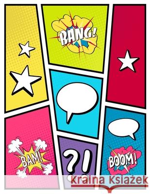 Comic Book - Storyboard - Three Frames: Cool Comic Book And Storyboard with colorful cover. Three Frames 150 pages, 8,5 X 11 inches ( close DIN A4 Siz Jurgen Falchle 9781706185543