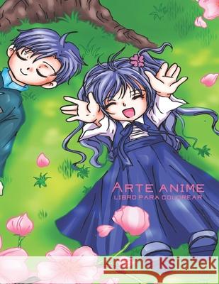 Arte anime libro para colorear Nick Snels 9781706400998 Independently Published