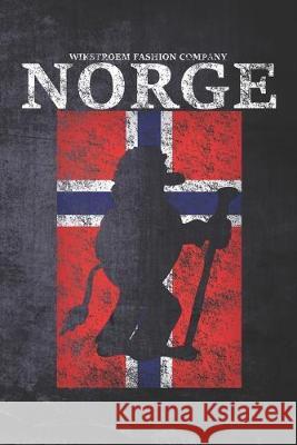 Wikstroem - Notes: Norway Norge Troll flag used look - Notebook 6x9 dot grid Felix Ode 9781708868000