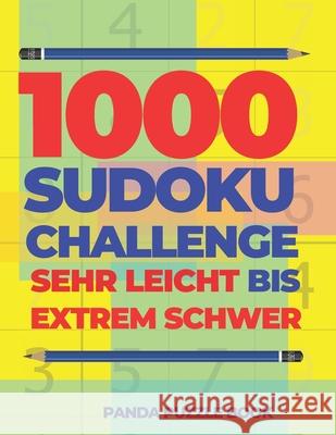 1000 Sudoku Challenge Sehr Leicht Bis Extrem Schwer: Logikspiele Für Erwachsene Book, Panda Puzzle 9781713346975