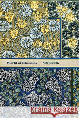 World of Blossoms Notebook [ruled Notebook/Journal/Diary to write in, 60 sheets, Medium Size (A5) 6x9 inches] Iris a Viola 9781714379422 Blurb