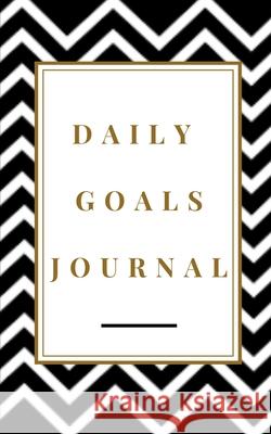 Daily Goals Journal - Planning My Day - Gold Black Strips Cover Toqeph 9781714558308 Blurb