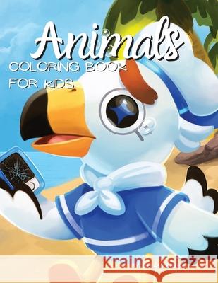 Animals Coloring Book For Kids Deeasy Books 9781716281679