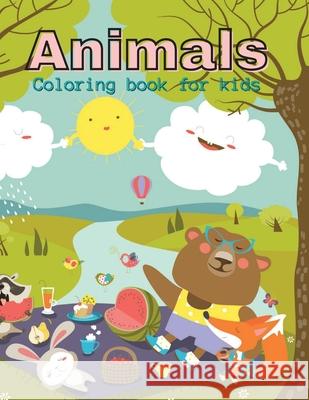 Animals Coloring Book for kids Deeasy Books 9781716293177