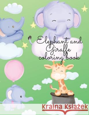 Elephant and Zebra coloring book Cristie Dozaz 9781716356476 Cristina Dovan